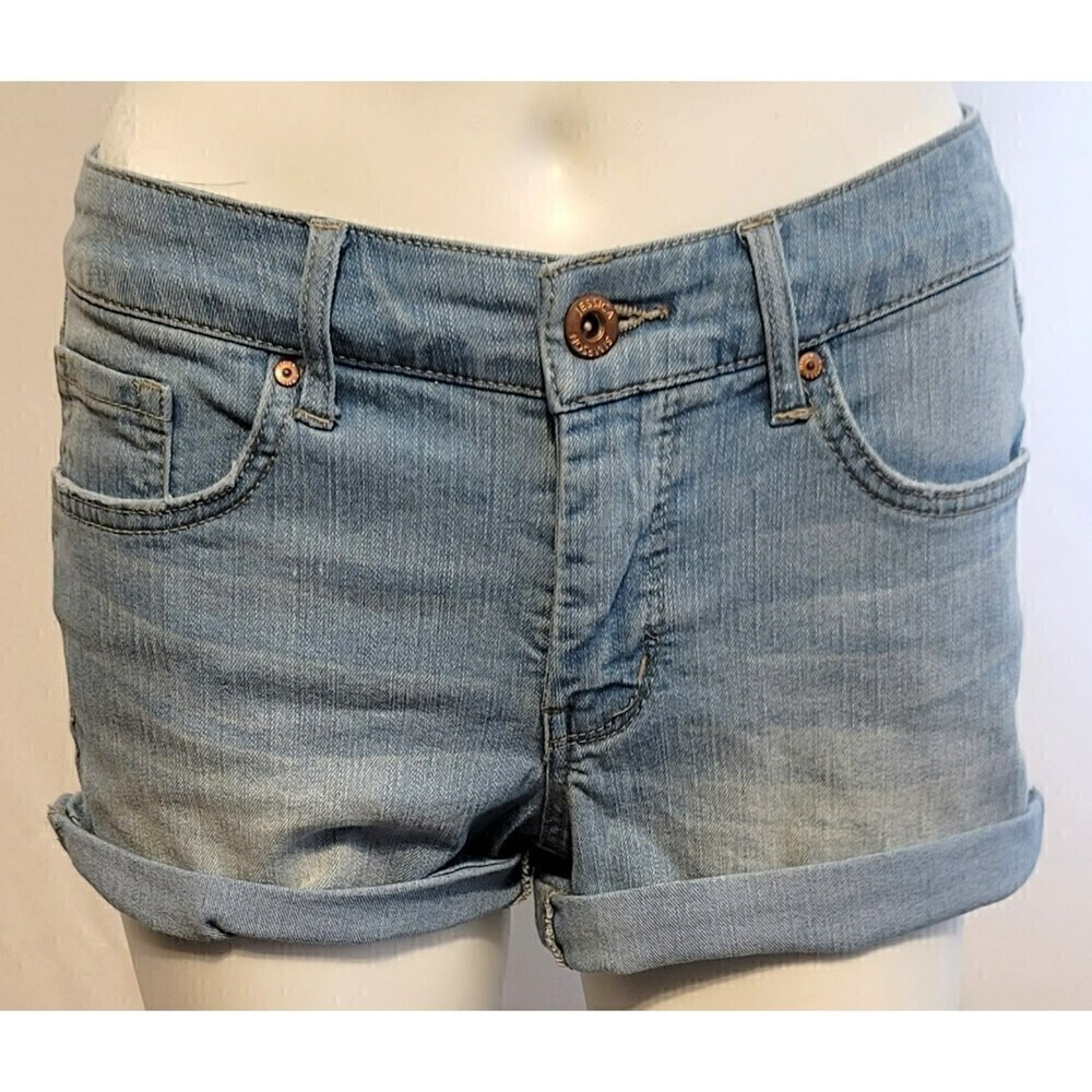 Jessica Simpson Cuffed Denim Shorts - Size 0/25